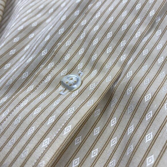 VTG Polo Ralph Lauren Shirt Mens 16 33 Pinstripe French Cuff New w/Tags *read - Picture 11 of 13